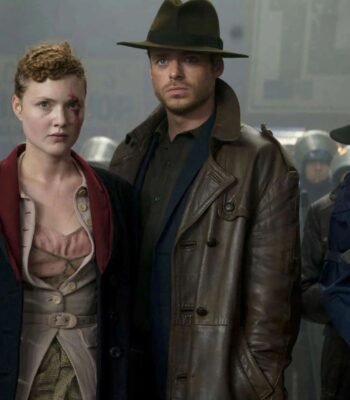 Ikaris The Eternals Brown Leather Car Coat