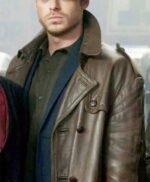 Ikaris The Eternals Brown Leather Car Coat