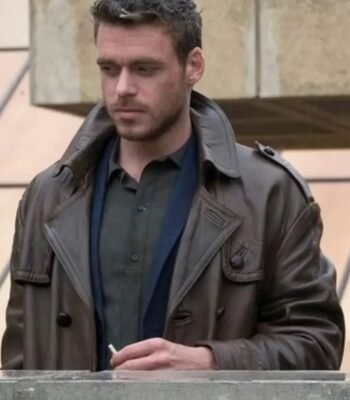 Ikaris The Eternals Brown Leather Car Coat
