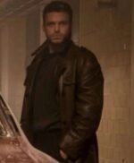 Ikaris The Eternals Brown Leather Car Coat - Image 5