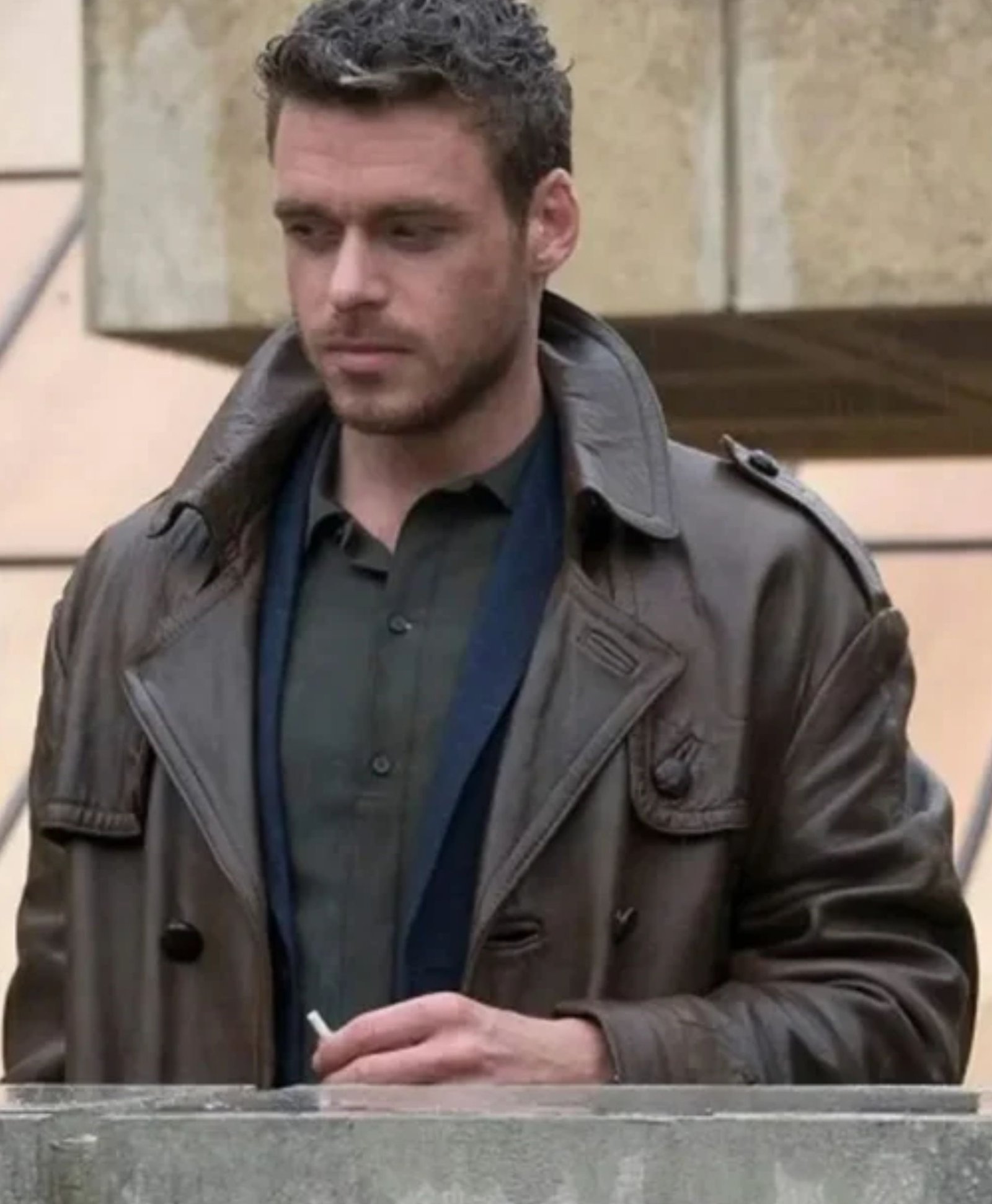 Ikaris The Eternals Brown Leather Car Coat Ikaris The Eternals Brown Leather Car Coat