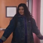Iman Vellani Ms. Marvel Blue Denim Jacket