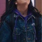 Iman Vellani Ms. Marvel Blue Denim Jacket