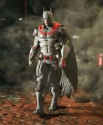 Injustice 2 Batman Grey Leather Jacket