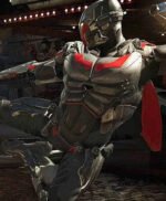 Injustice 2 Batman Grey Leather Jacket