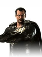 Injustice 2 Black Adam Grey Leather Jacket