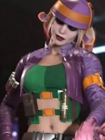 Injustice 2 Harley Quinn Purple Costume Jacket