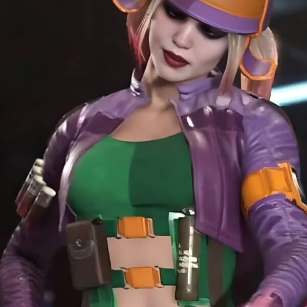 Injustice 2 Harley Quinn Purple Costume Jacket