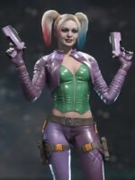 Injustice 2 Harley Quinn Purple Costume Jacket