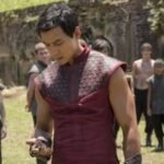 Into the Badlands Sunny Red Leather Vest