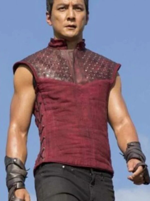 Into the Badlands Sunny Red Leather Vest