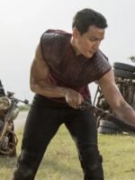 Into the Badlands Sunny Red Leather Vest