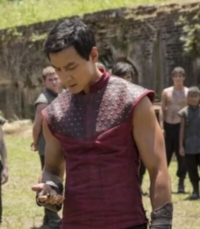 Into the Badlands Sunny Red Leather Vest