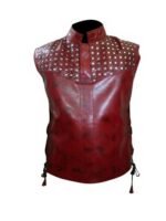 Into the Badlands Sunny Red Leather Vest