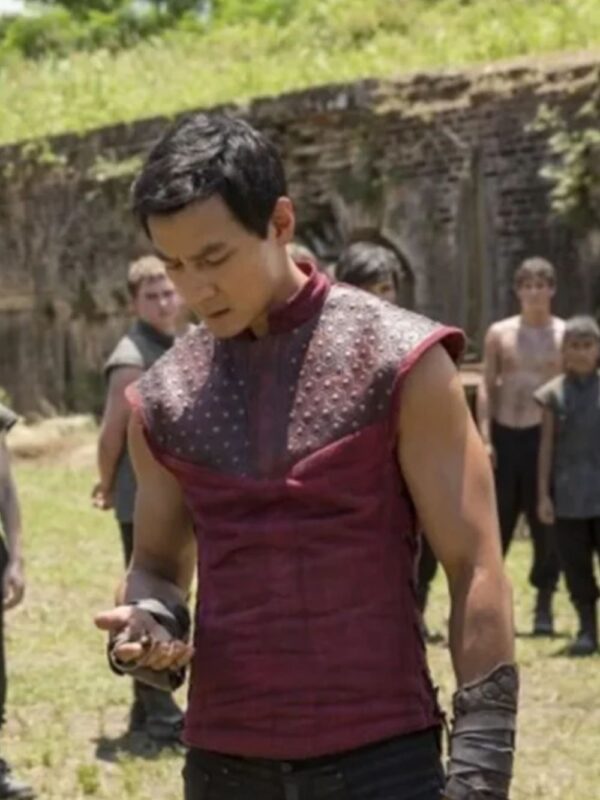 Into the Badlands Sunny Red Leather Vest