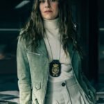 Itziar Ituño Berlin 2023 TV Series Green Leather Jacket