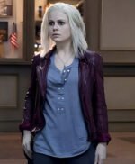 Izombie S03 Rose McIver Maroon Leather Jacket