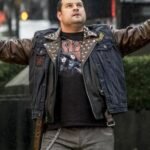 Jaco Birch The Flash Leather Jacket with Denim Vest