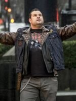Jaco Birch The Flash Leather Jacket with Denim Vest