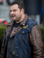 Jaco Birch The Flash Leather Jacket with Denim Vest
