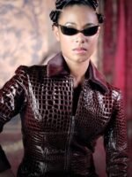 Jada Pinkett The Matrix 4 Niobe Red Leather Jacket