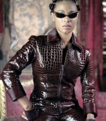 Jada Pinkett The Matrix 4 Niobe Red Leather Jacket