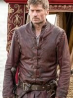 Jaime Lannister Game Of Thrones Brown Belted Jacket - Image 4