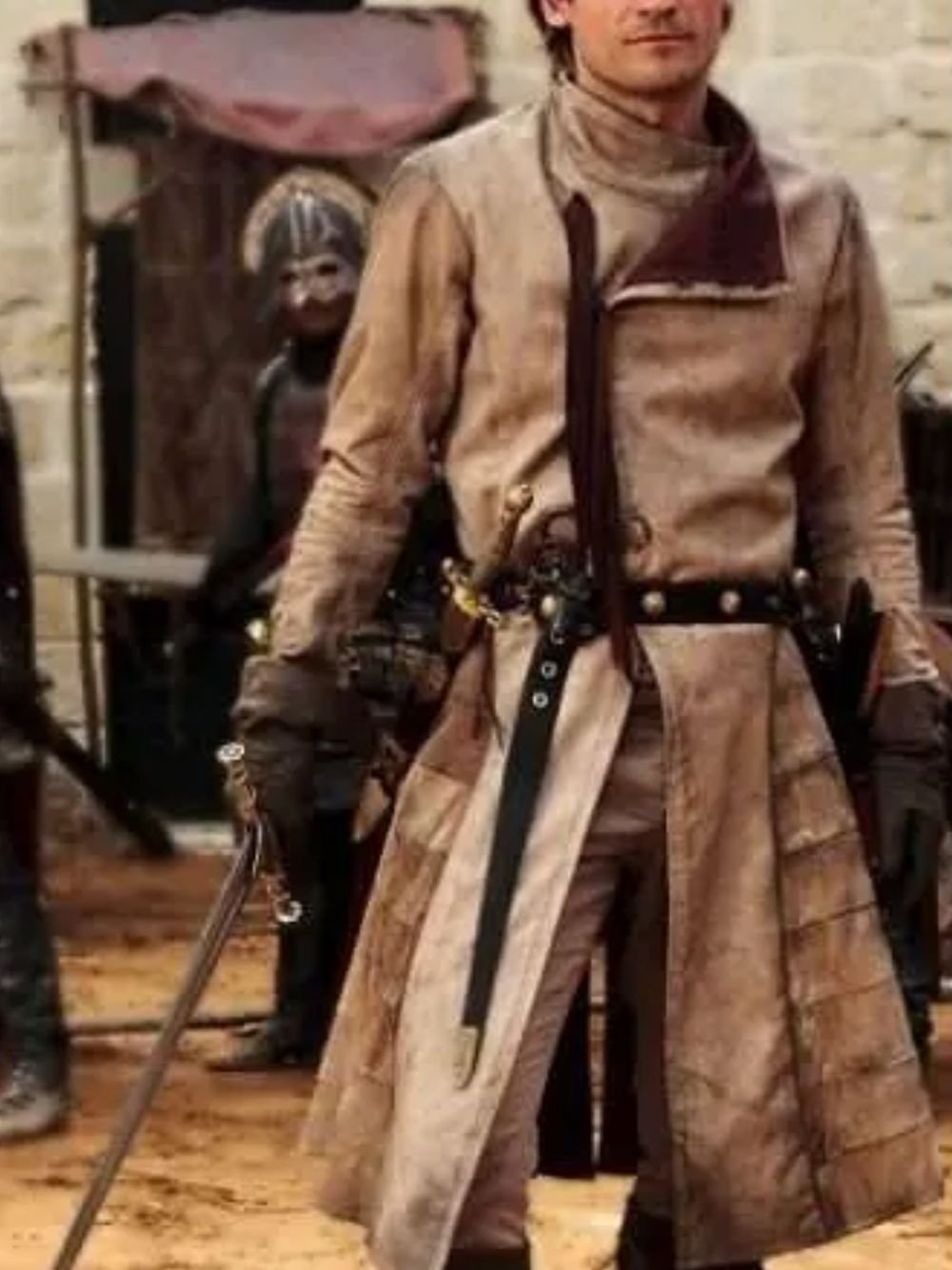 Jaime Lannister Game Of Thrones Brown Leather Coat Jaime Lannister Game Of Thrones Brown Leather Coat