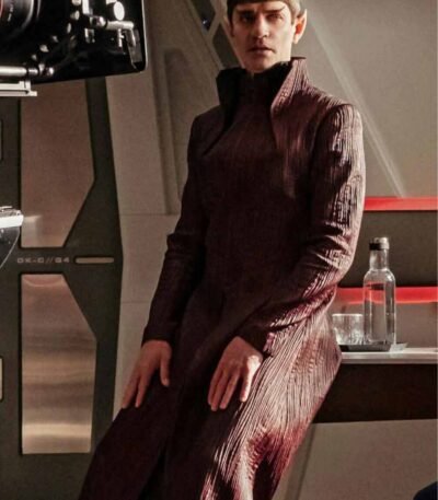James Frain Star Trek Discovery Maroon Coat