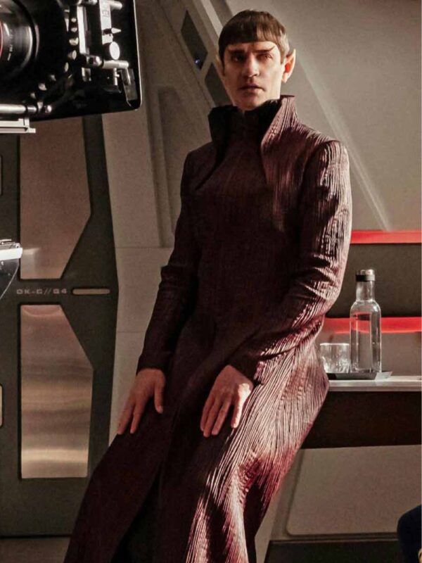 James Frain Star Trek Discovery Maroon Coat