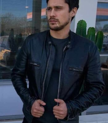 James Queen of The South Black Leather Jacket