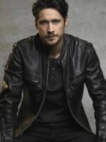 James Queen of The South Black Leather Jacket
