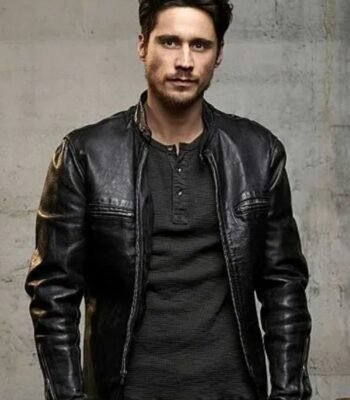 James Queen of The South Black Leather Jacket