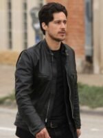 James Queen of The South Black Leather Jacket