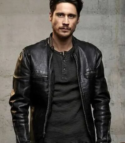 James Queen of The South Black Leather Jacket