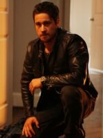 James Queen of The South Black Leather Jacket