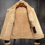 James Shearling Aviator B3 Leather Jacket