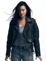 Jamie Chung The Gifted Blink Leather Biker Jacket