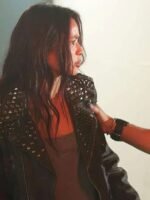 Jamie Chung The Gifted Blink Leather Biker Jacket