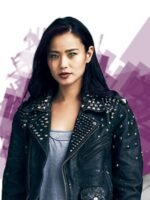 Jamie Chung The Gifted Blink Leather Biker Jacket