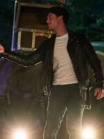 Jan Luis Castellanos Tall Girl 2 Black Leather Jacket