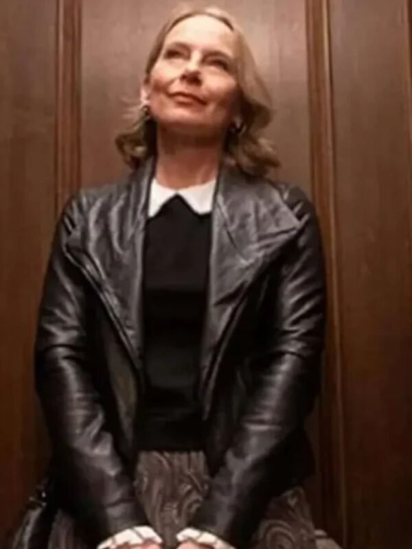 Jan Only Murders in the Building Black Leather Jacket