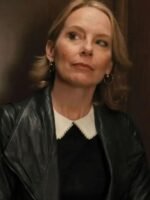 Jan Only Murders in the Building Black Leather Jacket