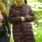 Jasmina Parent Montréal Girls Maroon Puffer Coat