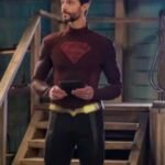 Jason Behr Supergirl S06 Zor-El Maroon Leather Jacket