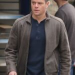 Jason Bourne Matt Damon Distressed Jacket
