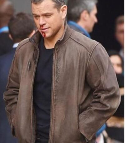 Jason Bourne Matt Damon Distressed Jacket