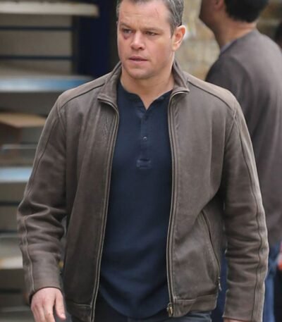 Jason Bourne Matt Damon Distressed Jacket