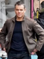 Jason Bourne Matt Damon Distressed Jacket