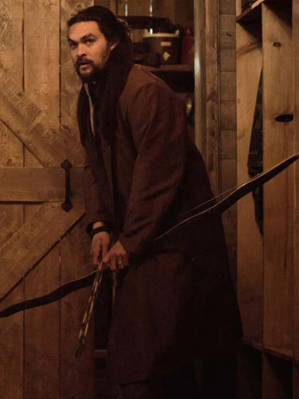 Jason Momoa Braven Brown Trench Coat